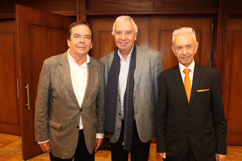 Samuel Franco, Carlos Arboleda y Diego María Arias.