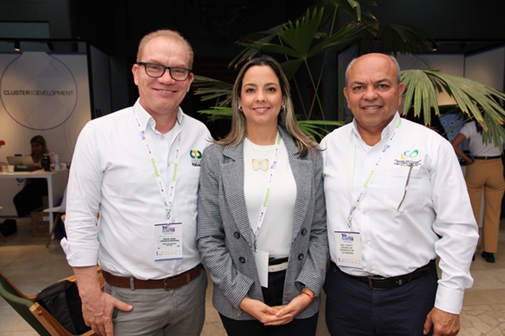 Miguel Ángel González, Sandra Milena Santa y Joel Díaz.