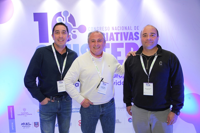 Diego Barajas, Jairo Giraldo y Germán Marín.