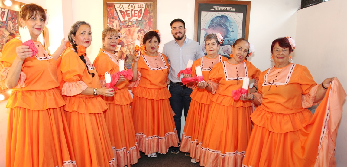 Grupo folclórico del barrio San Jorge.