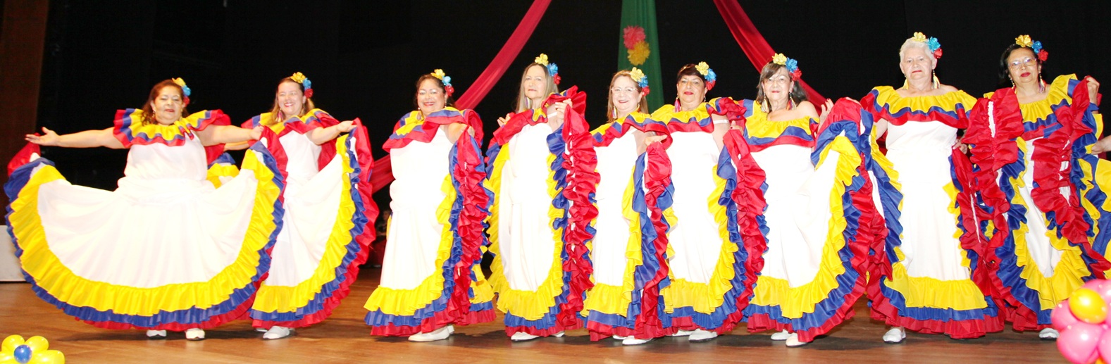 Grupo del sector de Villa Luz.