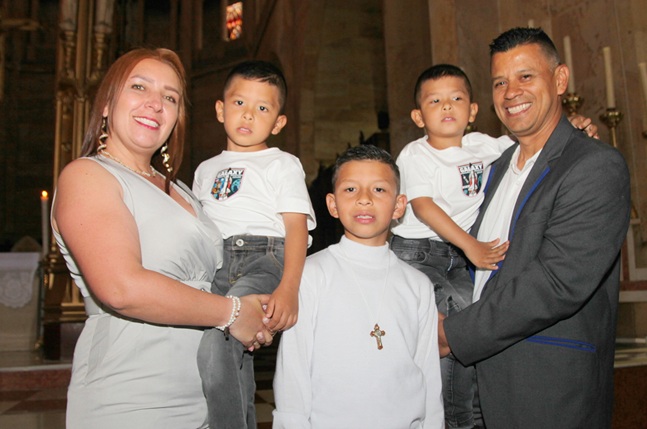 Johana Betancourth Gaitán, Joseph Sánchez Betancourth, Emmanuel Sánchez Betancourth, Thiago Sánchez Betancourth y David Sánchez Betancourth.