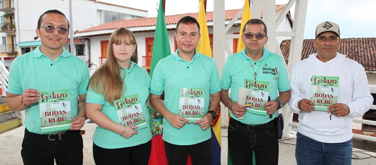 Camilo Prada, Luz Adriana Giraldo, Mariano Bermúdez, Jhon Freddy Tobón y Felipe Herrera.