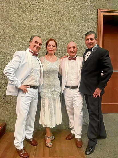José Fernando Uribe, Yolanda Valencia, Nilvio Uribe y Luis Sierra.