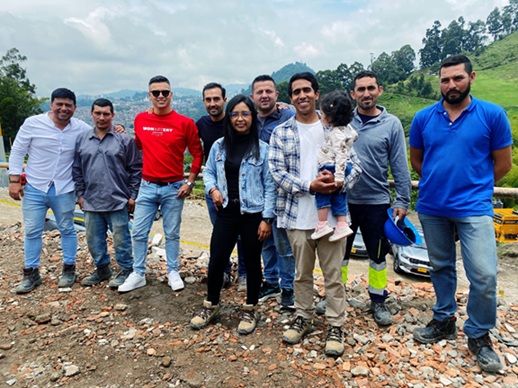 Equipo de trabajo Villa Fiore: Juan Camilo Agudelo, Arley Jaramillo, Alejandro Mejía Siekavizza, Santiago Parra, Johana Contreras, Jorge López, John Jairo Grisales, Freddy Valderrama y Jonathan Cardona.