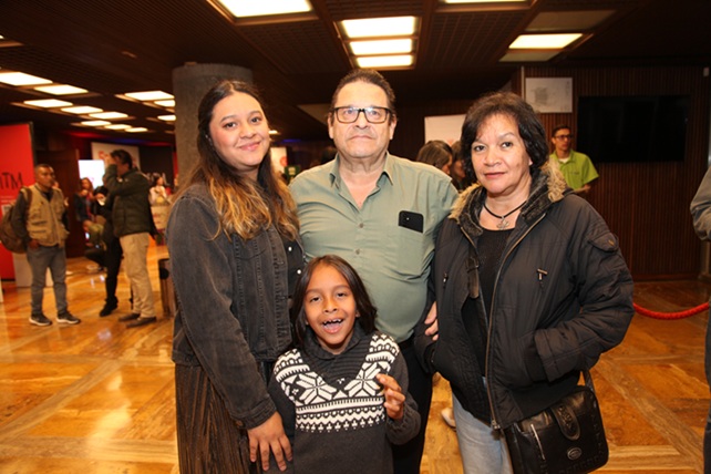 Camila Zuluaga, Jaime Zuluaga, Olga Liliana García y Federico Usma.
