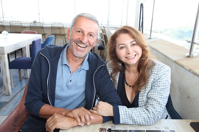 Johan Patiño y Alba Lucía Alzate compartieron en un almuerzo familiar.