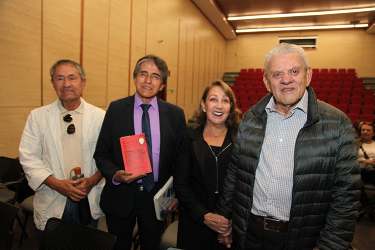Francisco Javier Castrillón, José Fernando Buriticá, Felicidad Segurado y Hernán Solís.