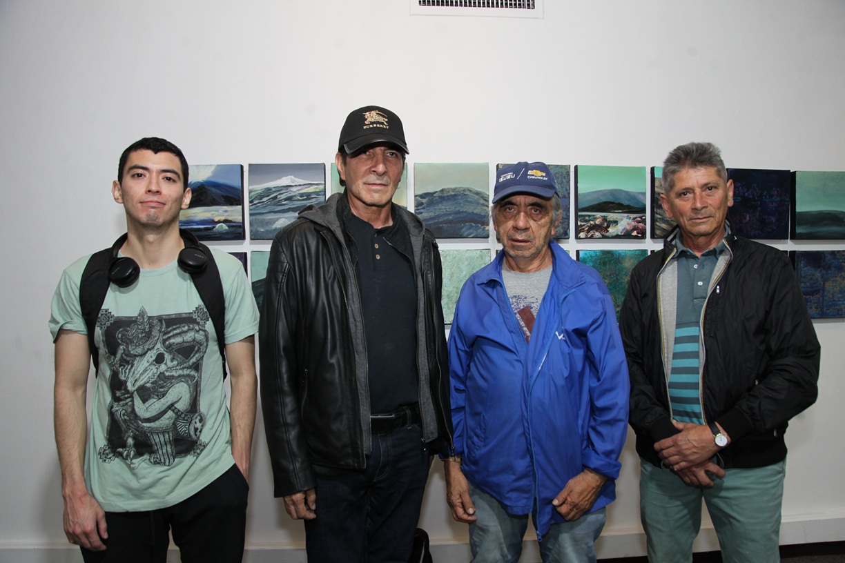 Thomas Marín, Francisco González, Germán Salazar y César Acevedo.