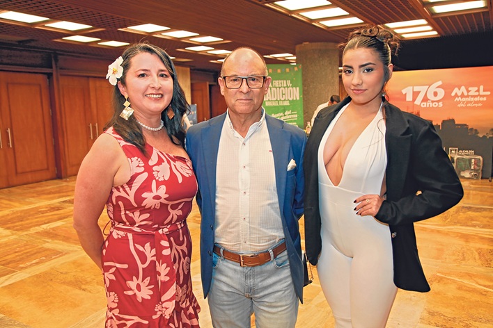 Liliana Calcetín, Eduardo Medina y Valentina Orduz.