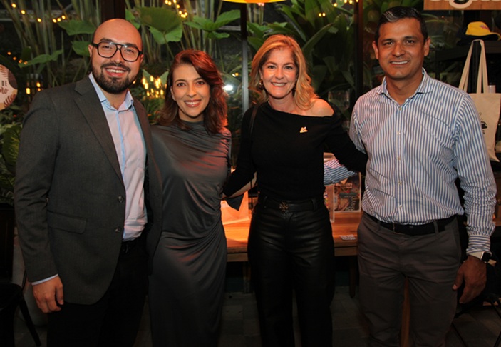 Mateo Herrera, Pamela Mejía, María Antonia Mejía y Jahir Calderón.