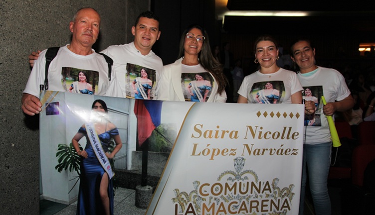 Aldemar Gallego, Juan Camilo Gutiérrez, Jazmín Narváez, Yoslady Rodríguez y Carmen Narváez.