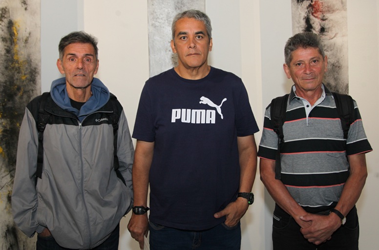 Hugo Montealegre, Carlos Enrique López y César Acevedo.