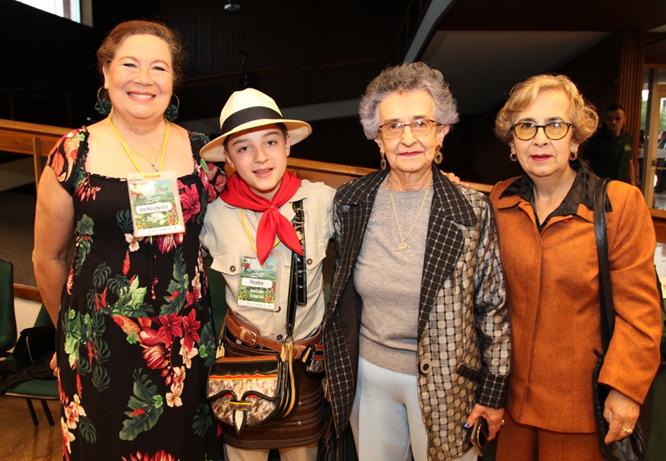 Ana María Naranjo, Juan Esteban Ocampo, María Oralba Arias y Martha Lucía Arias.