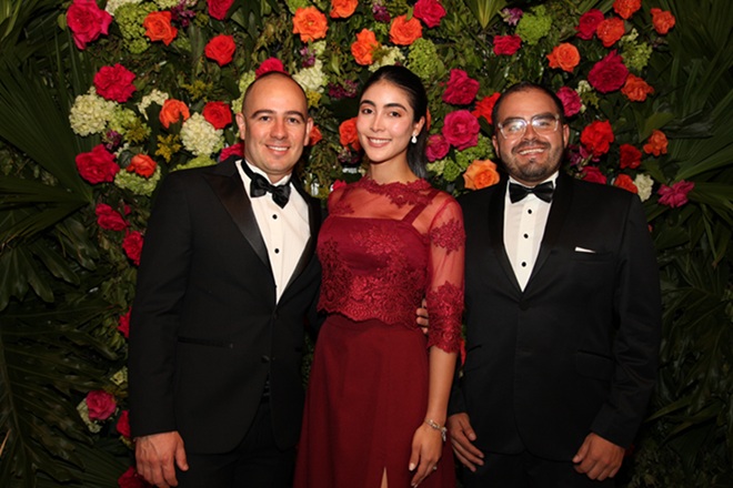 Daniel Moreno, Fernanda Vásquez y José Uribe Rojas.