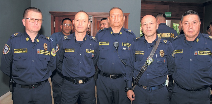 Jhonathan Sánchez, Franklin Galeano, Carlos Londoño, Diego Nieto y Cristian Andrés García.   García.