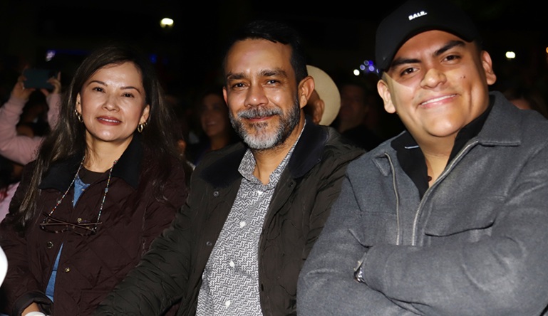 Clemencia Franco, Jorge Hernán Aguirre y Jorge Carmona.