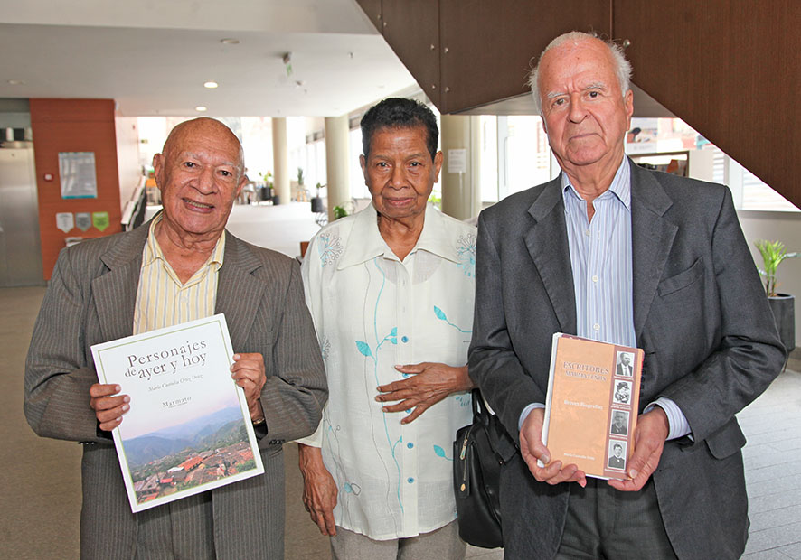 Jairo Castro Eusse, María Custodia Ortiz Ortiz y Hernán Estrada Mejía.
