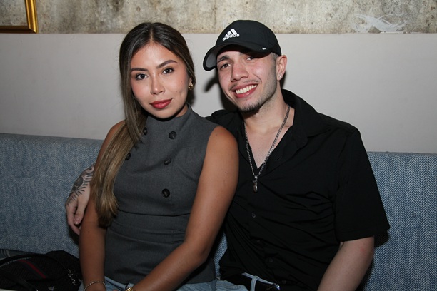 Manuela Sepúlveda y Jonathan Meléndez en el restaurante El Efecto Barbacoa.