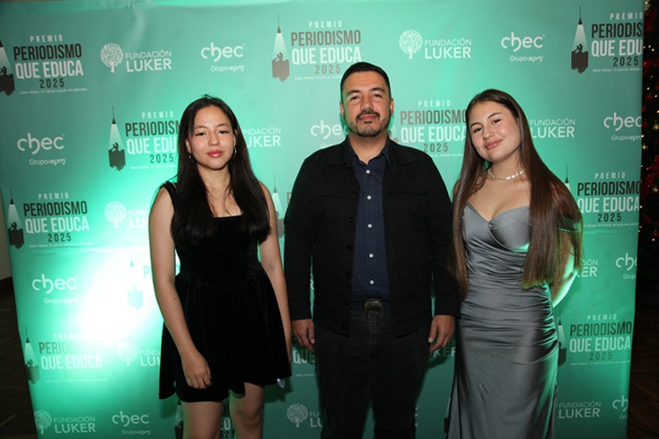Valeria Cortés, Jhon Tobón y Tatiana Martínez.