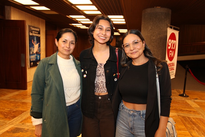 Paola Parrales, María José Parrales y María Antonia Loaiza.