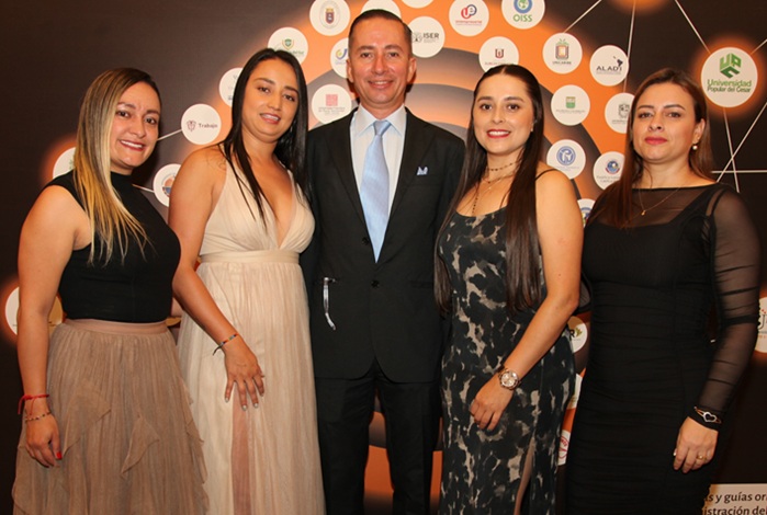 Edna Marcela Bernal, Diana Marcela Quintero, Freddy Duque, Érika Tatiana Gutiérrez y Yurani Castaño.