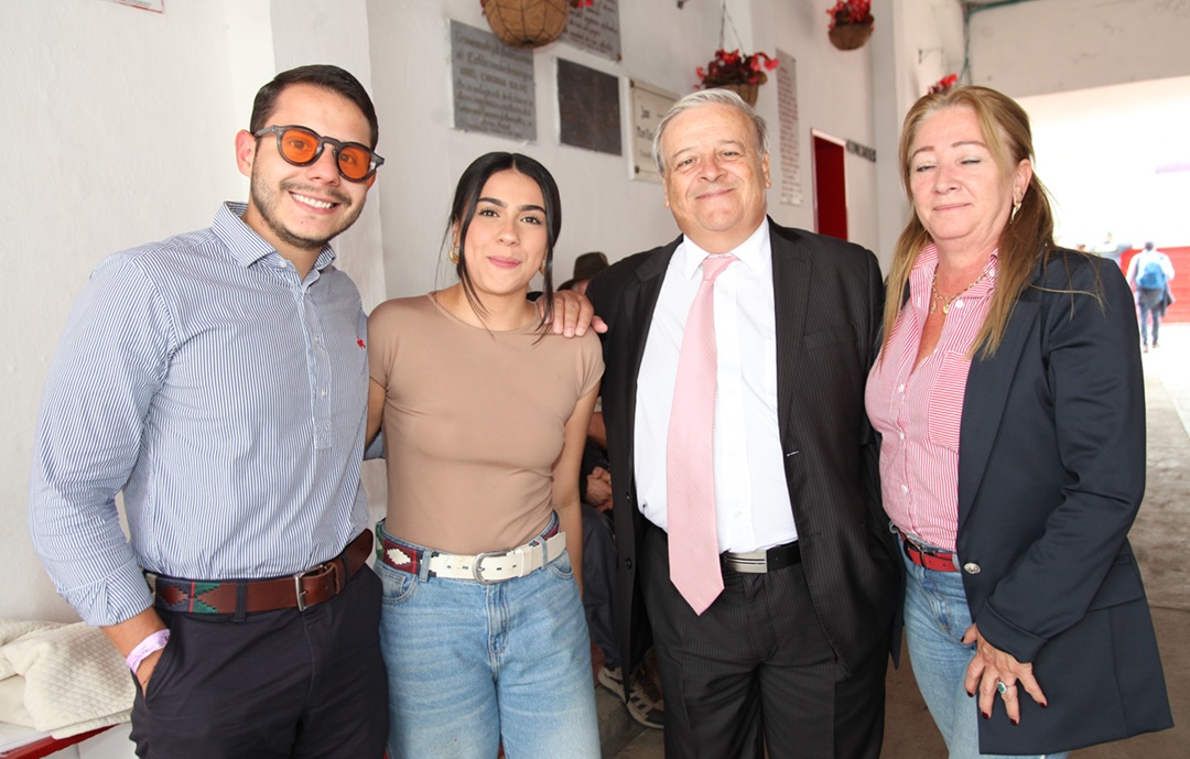 David Osorio, María Sofía Rodríguez, César Augusto Jaramillo y Alba Lucía Giraldo.