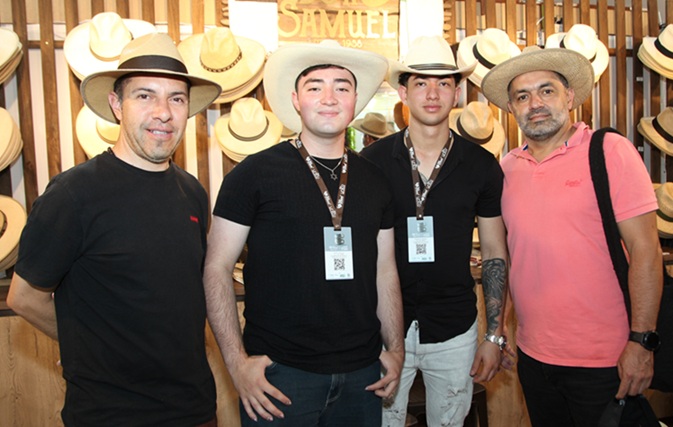 Juan Pablo Ceballos, Daniel Trujillo, Sebastián Herrera y Juan Suárez.
