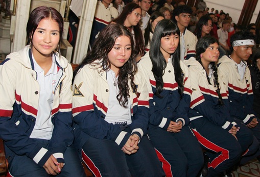 Mariana Castaño, Diana Salomé Bernal, María Camila Escobar, María José Murcia y Juan Miguel Jagua Marín.