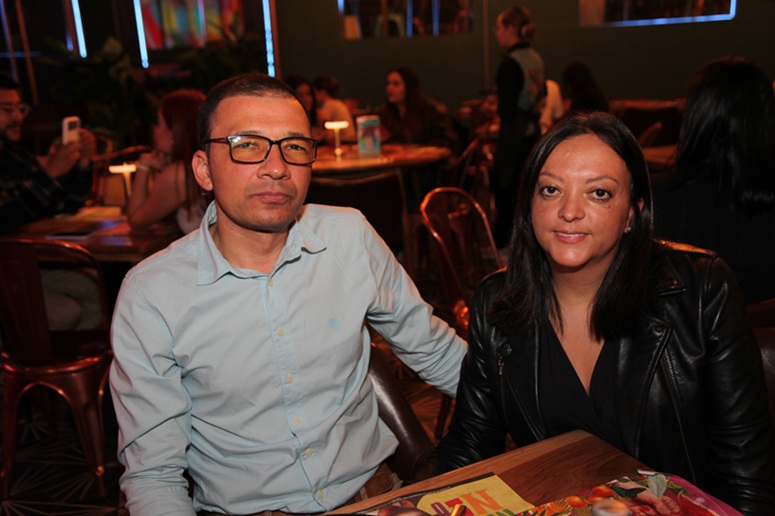 Germán Zapata y Niny Johana Soto.