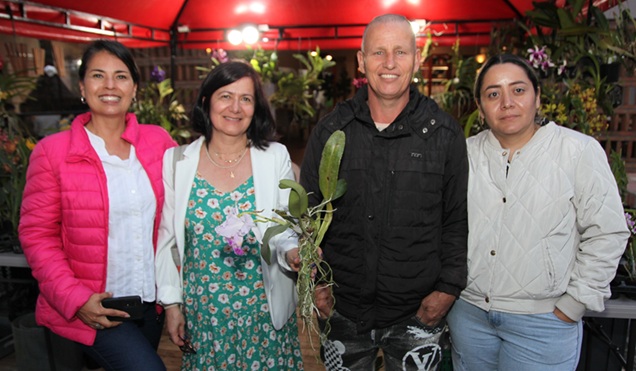 Andrea López, Yolanda Orozco, Jorge Vázquez y Lorena Muñoz.