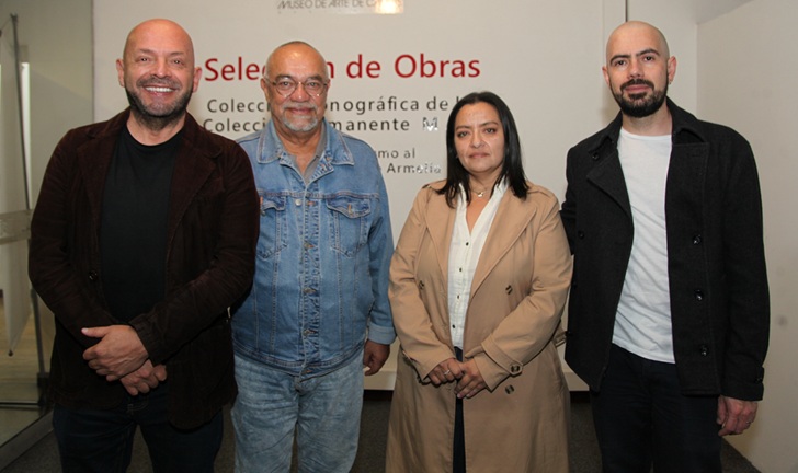 Pedro Luis Raigosa, Rafael Chaparro, Catalina Gómez y Víctor Jurado
