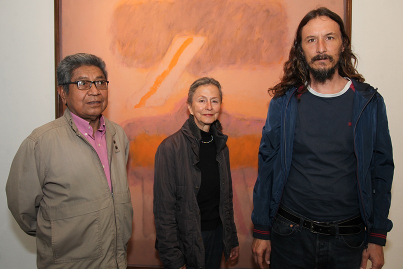 Alejandro Largo, María Edilma Arango y Luis Mesa.