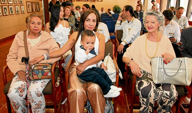 Ana María Córdoba, Eliana Naranjo, Pedro Rodríguez y Rubiela García.