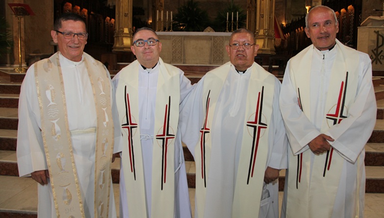 Wilson Barco, Germán Álvarez, Germán Ramírez y Gustavo Ruiz.
