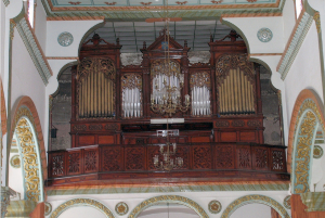De 1928 es el órgano español con que cuenta el templo de Aguadas. Foto |Jorge Andrés Ramírez