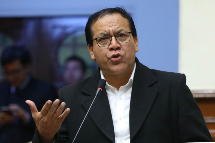 Roberto Sánchez, aspirante del partido Juntos por el Perú.