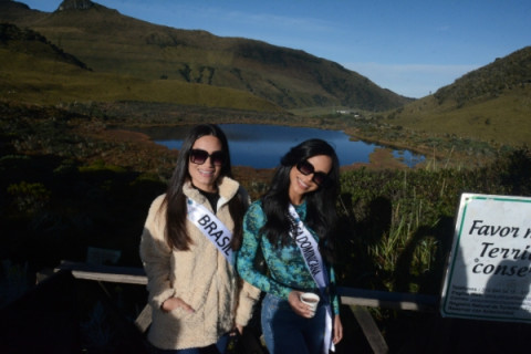 Brasil y República Dominicana tuvieron de fondo la Laguna Negra.