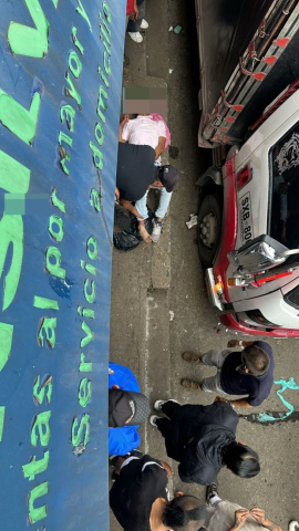 El siniestro en la Galería.