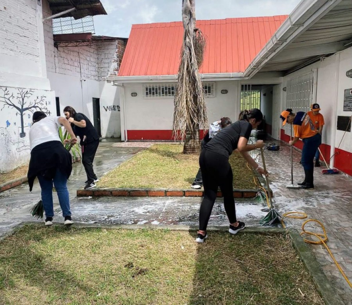 Jornada de limpieza en Aranzazu