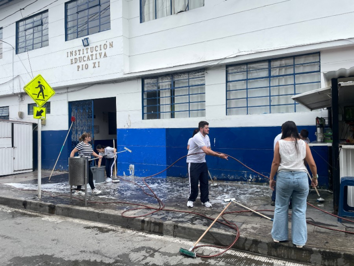 Jornada de limpieza en Aranzazu