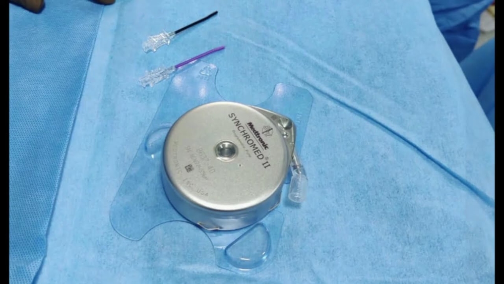 En la IPS Neurocentro, de Pereira, se le implantará una bomba de baclofeno para controlar sus espasmos.