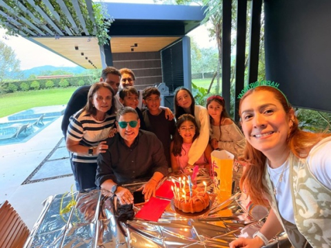Celebración en familia Foto | Tomada del Facebook de Mauricio Londoño | LA PATRIA