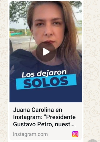 Crítica directa a Petro Foto | Tomada de Instagram | LA PATRIA