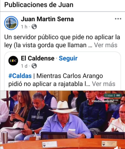 Foto | Tomada de Facebook | LA PATRIA - Críticas a diputado por defender cultivos de aguacate