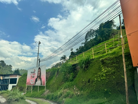 Cuarta valla que desaparecen del mismo sector Foto | Cortesía | LA PATRIA