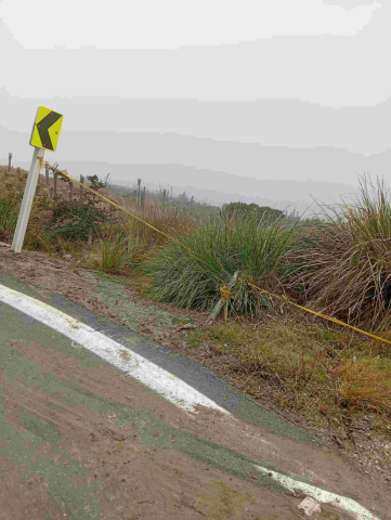 Camión generó afectaciones en la vía a Murillo