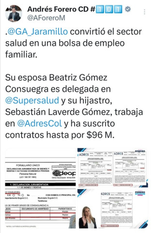 Foto | Tomada de X @AforeroM | LA PATRIA