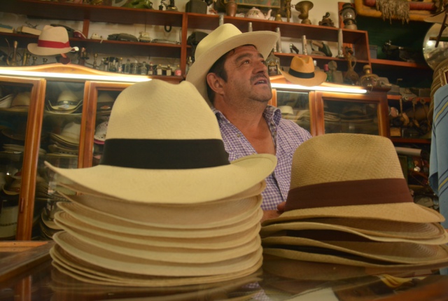 Estos sombreros son el producto del proceso.