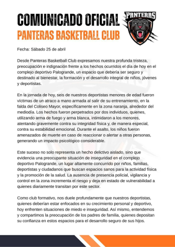 Comunicado